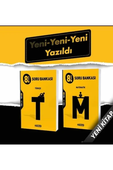 Hız Yayınları 2021-2022 Baskı ! Lgs 8. Sınıf Türkçe + Matematik Soru Bankası Seti ürün görseli 1