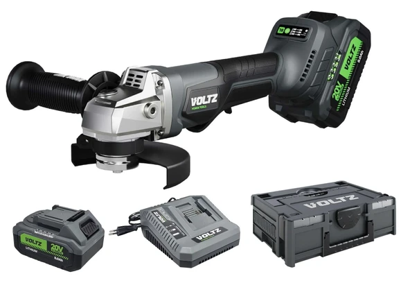 VOLTZ VZAG-20 Akülü Taşlama 20 Volt 5AH Çift Akülü ürün görseli 1