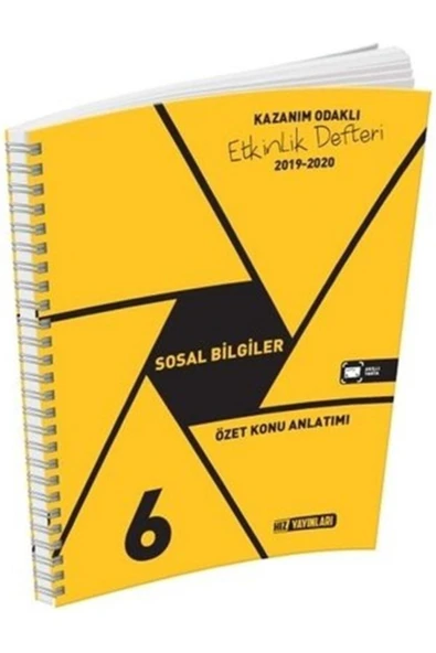 İrem Yayıncılık Hız Yayınları 6. Sınıf Sosyal Bilgiler Etkinlik Defteri ürün görseli 1