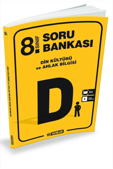 @RBERTİ 8. Sınıf Din Kültürü Ve Ahlak Bilgisi Soru Bankası Hız Yayınları Komisyon ürün görseli 1