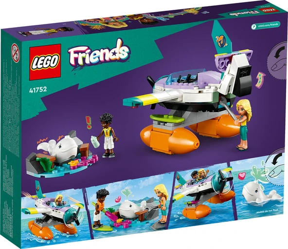 LEGO Friends Deniz Kurtarma Uçağı 41752 - Resim 7