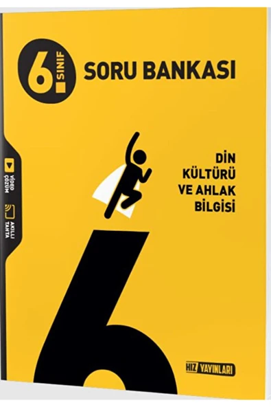 Hız Yayınları 6. Sınıf Din Kültürü Ve Ahlak Bilgisi Soru Bankası / Kolektif / Hız Yayınları / 9786258394573 ürün görseli 1