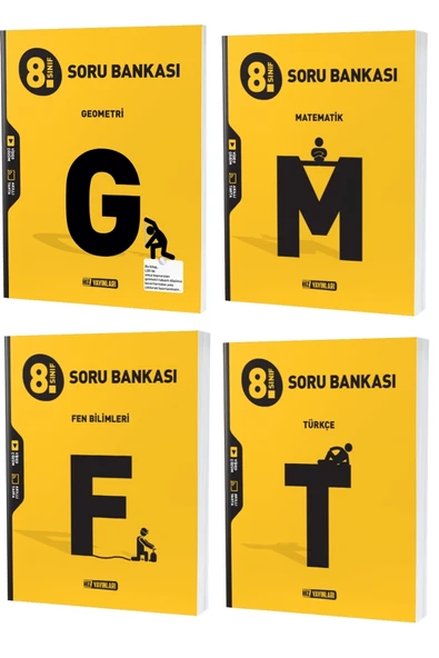 Hız Yayınları Hız Lgs 2023 8. Sınıf Matematik + Geometri + Türkçe + Fen Soru Seti 4 Kitap ürün görseli 1