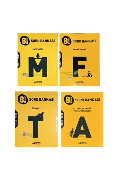 Hız Yayınları Yayınları 8. Sınıf Matematik Fen Türkçe İnkılap Soru Bankası Set 4 Kitap ürün görseli 1