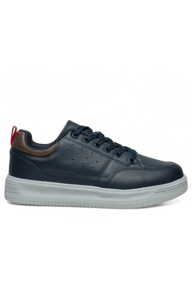 VOLİS LACİVERT Memory Foam Taban Günlük Bağcıklı Erkek Sneaker Ayakkabı ürün görseli 1