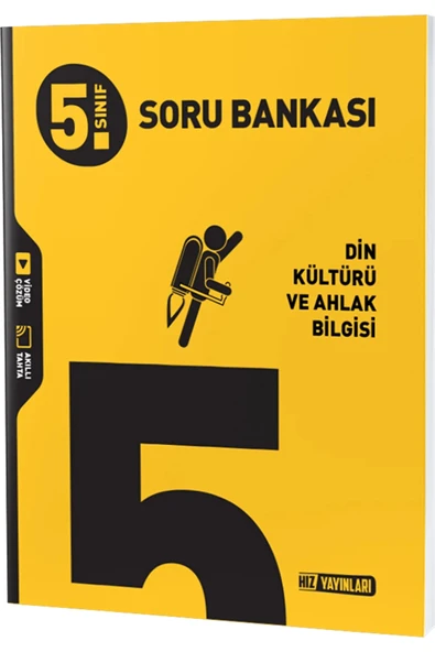 Hız Yayınları 5. Sınıf Din Kültürü ve Ahlak Bilgisi Soru Bankası / Kolektif / Hız Yayınları / 9786258394559 ürün görseli 1