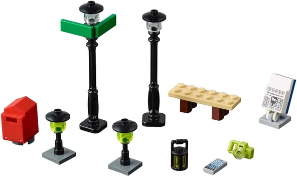 LEGO Xtra 40312 Streetlamps Sokak Lambaları - Resim 2