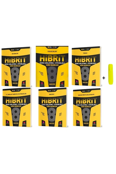Hız Yayınları Hız Yayınları 8. Sınıf Tüm Dersler Konu Anlatımlı Etkinlikli Hibrit Soru Bankası Seti 6 Kitap ürün görseli 1
