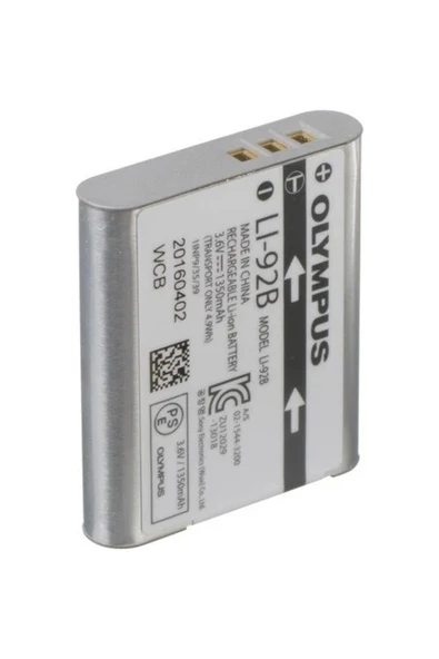 Olympus Li-92b Batarya (tg-4/5/6/tracker) - Resim 2
