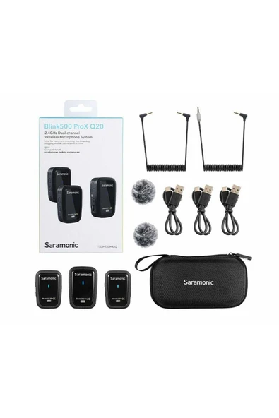 Saramonic Blınk500 Prox Q20 Kablosuz Ikili Mikrofon ürün görseli 1