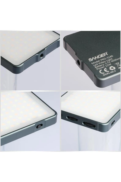 SANGER PRO-S180 Youtuber Vlogger Led Işık - Resim 6