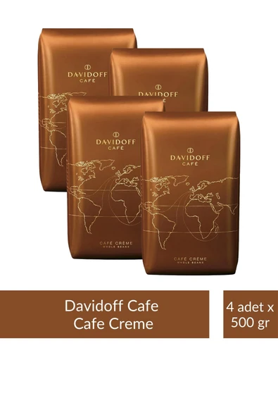 Davidoff Cafe Crema Whole Beans Çekirdek 500 gr x 4 Adet ürün görseli 1