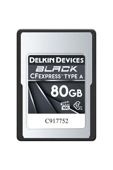 Delkin Devices 80gb Black Cfexpress Type A Hafıza Kartı ürün görseli 1