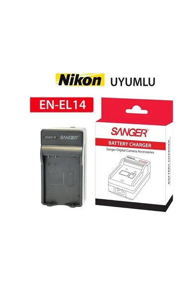 SANGER Nikon En-el14 Batarya Uyumlu Sanger Şarj Cihazı ürün görseli 1