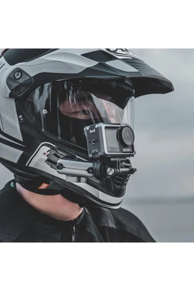 PgyTech CapLock Action Camera Helmet Mount - Resim 5