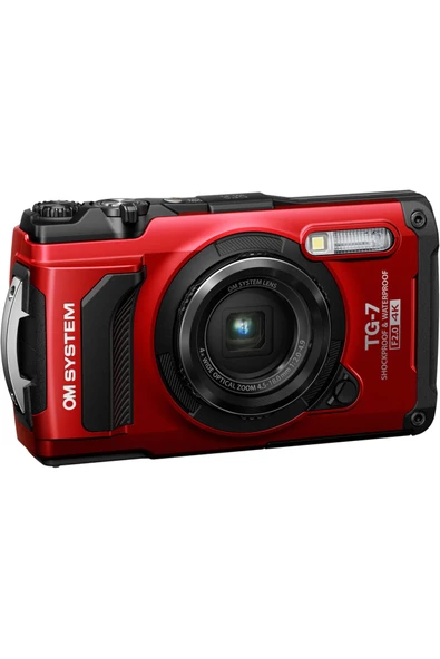 Olympus Om System Tough Tg-7 Sualtı Fotoğraf Makinası (KIRMIZI) ürün görseli 1