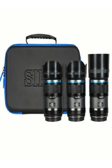 SIRUI Sniper 23mm, 33mm & 56mm F1.2 APSC Auto-Focus Lens Kit X Mount, Black ürün görseli 1