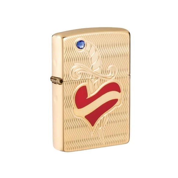 Zippo 49303-083344 169 Heart And Sword Design (9-2) Çakmak ürün görseli 1