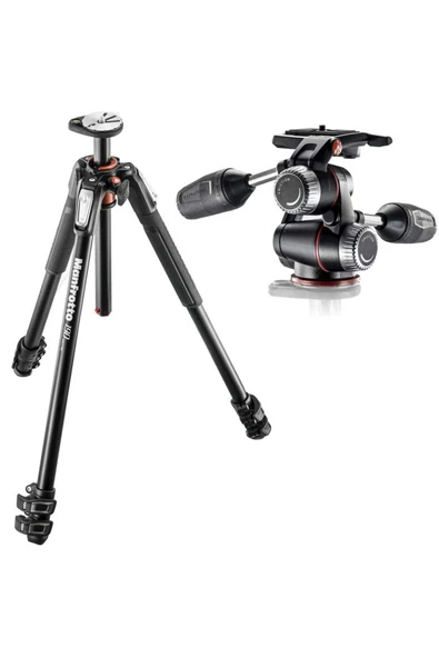 Manfrotto Mk190xpro3-3w Tripod Kit (MHXPRO-3W BAŞLIK ILE) ürün görseli 1