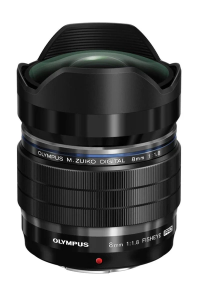 Olympus M.zuiko Ed 8mm F/1.8 Fisheye Pro Lens ürün görseli 1