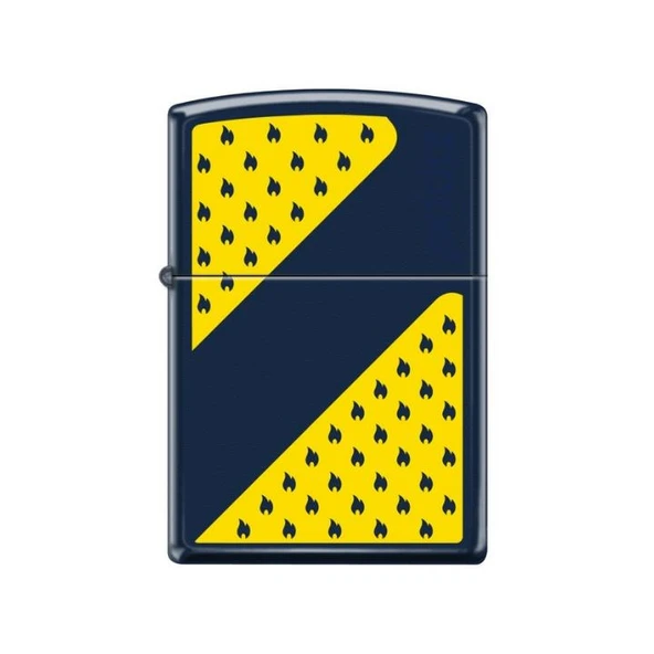 Zippo 239-069480 Yellow And Navy Design (2-2) Çakmak ürün görseli 1
