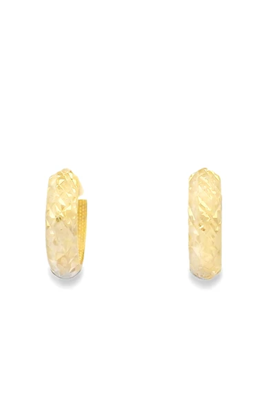 Cigold Taşsız Küpe 14 Ayar Altın 1.71 Gr OA-C1TB01029293 ürün görseli 1