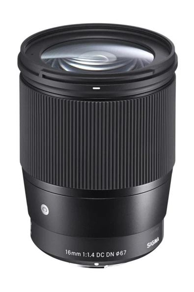 Sigma 16mm F1.4 Dc Dn Lens (sony E-bayonet) Uyumlu Siyah ürün görseli 1