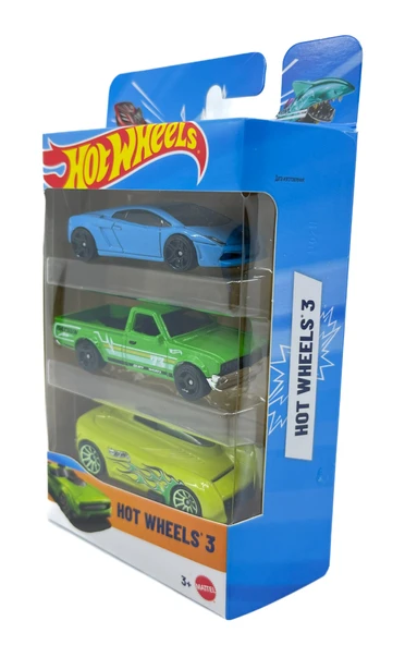 Hot Wheels 3'lü Araba Seti - Set 8 - Resim 3