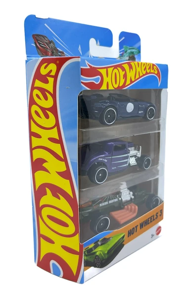 Hot Wheels 3'lü Araba Seti - Set 11 - Resim 3