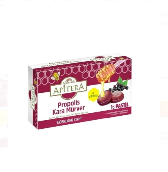 Balparmak Apitera Propolis Karamürver Aromalı 16 Pastil ürün görseli 1