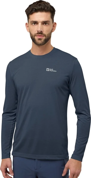 Jack Wolfskin A60291-C0412 Vonnan Ls T M Erkek Outdoor Tişört ürün görseli 1