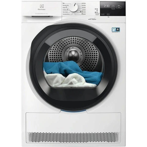 Electrolux EW7D285UT 700 Serisi Delicatecare A+++ Enerji Sınıfı 8 kg Inverter Isı Pompalı Kurutma Makinesi ürün görseli 1