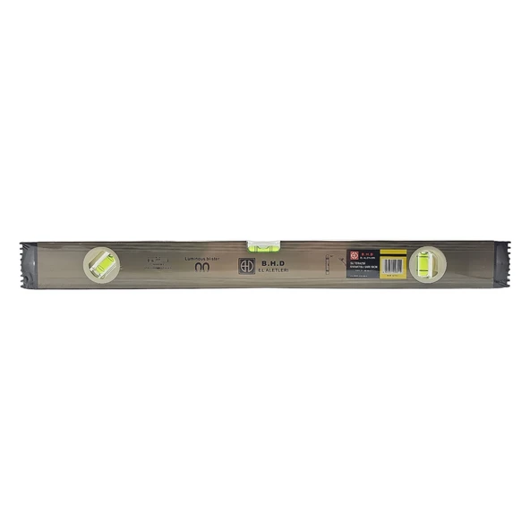 Fixonic B.H.D BHD00601 50cm Gri Mıknatıslı Alüminyum Su Terazisi ürün görseli 1