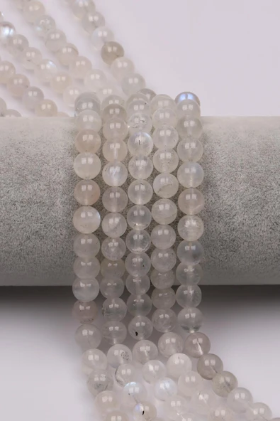 Ay Taşı (AA Kalite) Doğaltaş Dizi 8 mm Küre Kesim ürün görseli 1
