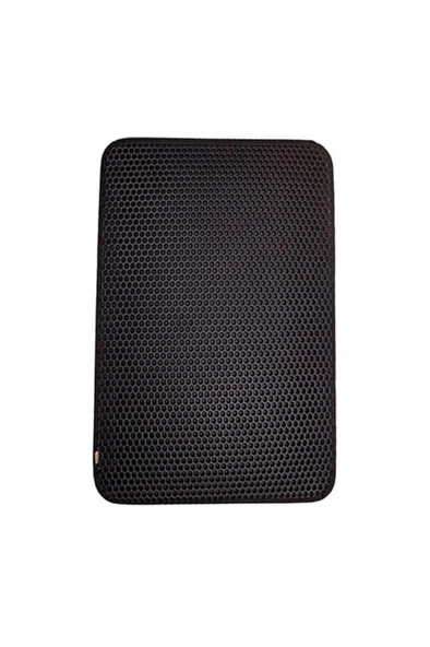 Cattie Kum Toplayıcı Fonksiyonel Kedi Paspası Altıgen Model L Boy - Black 50-75cm ürün görseli 1
