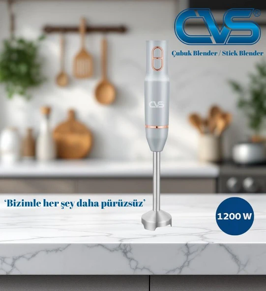 CVS DN 12114 Rose 1200 Watt 4 Bıçak Çubuk Blender ürün görseli 1