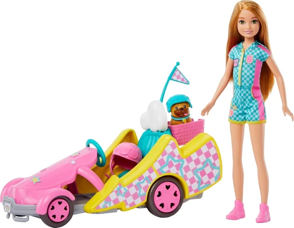 Barbie Stacie Go-Kart Yapıyor HRM08 ürün görseli 1