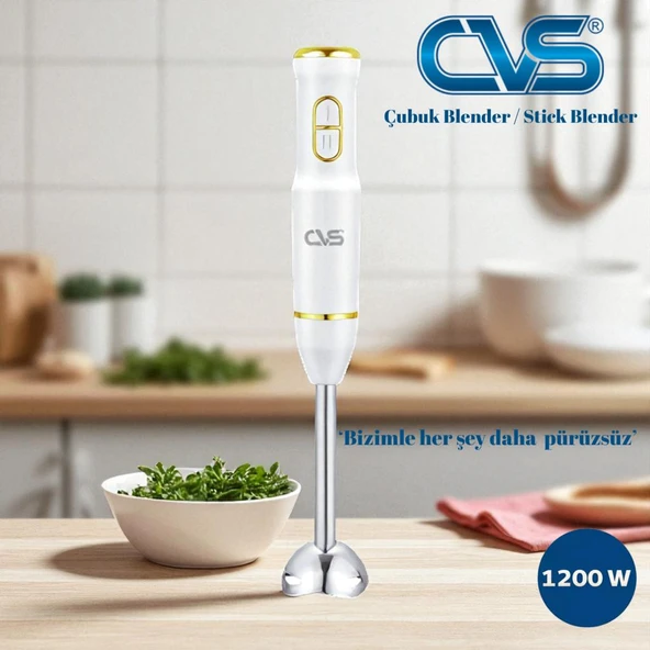 CVS DN 12115 Gold 1200 Watt 2 Bıçak Çubuk Blender ürün görseli 1