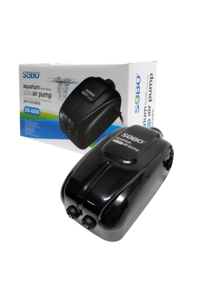 Sobo SB-8806 Çift Çıkışlı Hava Motoru 2.5 L/MİN 8W ürün görseli 1