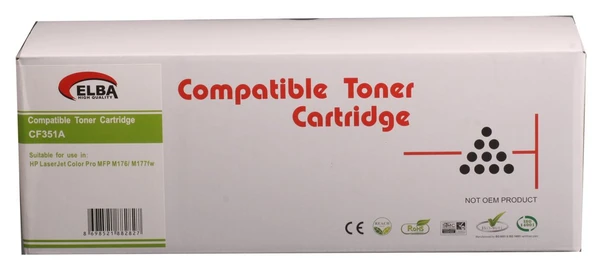 ELBA HP ( 130A ) M176-M177 MAVİ LASER TONER  CF351A ürün görseli 1