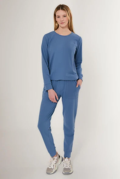 Pierre Cardin 8749 Embroidered Kadın Uzun Kol Pijama Takım ürün görseli 1