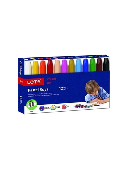 Lets 12 Renk Pastel Boya ürün görseli 1