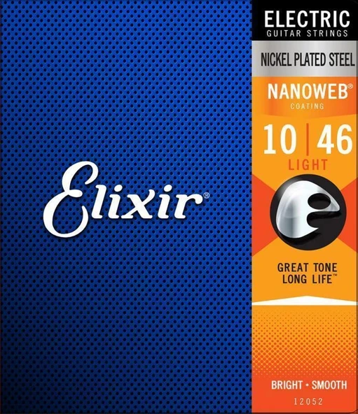 Elixir 010-046 Nanoweb Elektro Gitar Teli (12052) - Resim 2