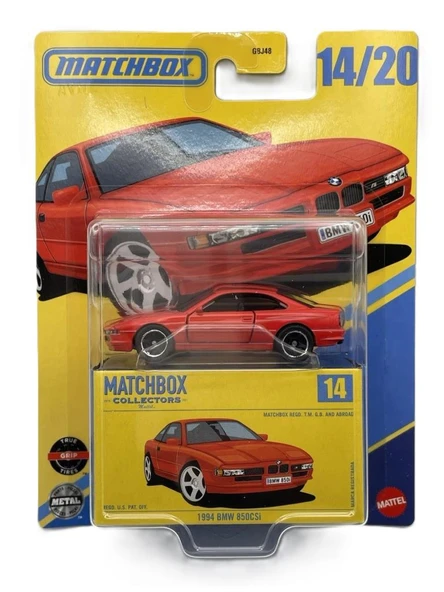 Matchbox Koleksiyon Araçlar 1994 BMW 850CSİ GBJ48 - JCL30 ürün görseli 1