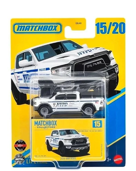 Matchbox Koleksiyon Araçlar 2020 RAM REBEL GBJ48 - JCL40 ürün görseli 1