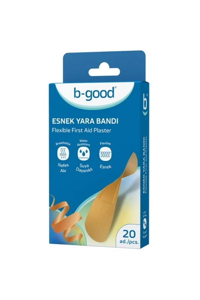 B-Good Esnek Yara Bandı 20'li ürün görseli 1