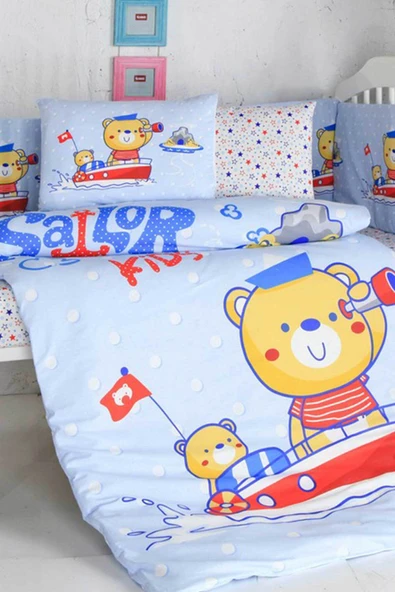 Cottonest BEBEK NEVRESİM SETİ % 100 PAMUK ürün görseli 1