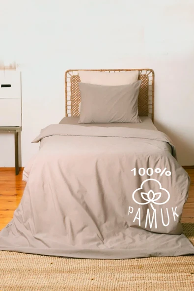 Cottonest 100% PAMUK 2 KATLI MÜSLİN NEVRESİM TAKIMI TEK KİŞİLİK ürün görseli 1