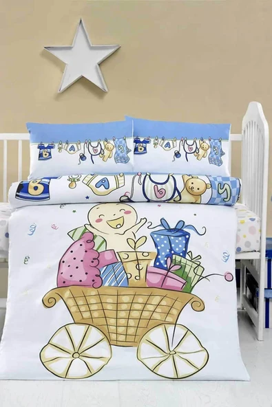 Cottonest BEBEK NEVRESİM SETİ % 100 PAMUK ürün görseli 1