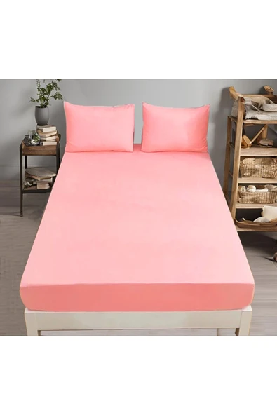 Cottonest Lastikli Çarşaf Seti Pamuklu Çift Kişilik Battal Boy180x200 ürün görseli 1